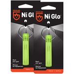 Gear Aid Unisex's Ni Glo, 2” Glowing Keychain for Camping, Scuba and Night Fishing, Yellow, 2”