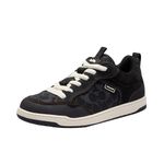 Coach Men's C203 Denim Sneaker, Black, 9