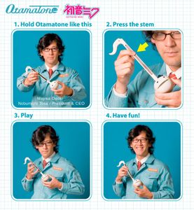 Otamatone Hatsune Miku Electronic Synthesizer – Musical Toy