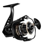 Seashark Spinning Fishing Reel FMCF,Freshwater and Seawater Fishing Reel, Max 17.6lb Carbon Resistance, High Speed Gear Ratio, Premium New Rolling Bearing and Drive Gear, Metal Spool and Handle (3000)