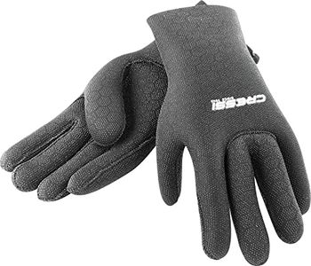 Cressi High Stretch Gloves 2.5 mm, Black, XL