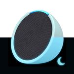 Echo Pop | Full sound compact Wi-Fi and Bluetooth smart speaker with Alexa | Charcoal and a Made For Amazon Sleeve for Echo Pop (2023 release), Glow-in-the-dark