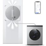 ECOVACS WINBOT W3 Omni Robot Window Cleaner with Auto Pad Washing & Multi-Functional Station, 8000Pa Suction, Intelligent Cleaning with Triple Nozzle Water Sprayer, 12-Level Protection