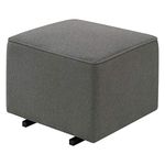 DaVinci Universal Gliding Ottoman, Dark Grey