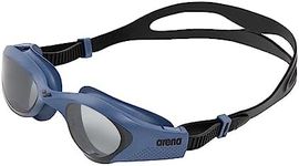 Arena Unisex Adult The One Swim Goggles for Men and Women Watertight Fit Orbit-Proof Seals Anti-Fog Coated Non-Mirror Lens, Smoke/Jade/Blue