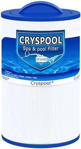 CRYSPOOL Spa Filter Compatible with Caldera 50, Caldera Spas, C-7350, 1019401, 73532, PCD50N, FC-3963, 50 sq.ft hot tub Filter, 1 Pack
