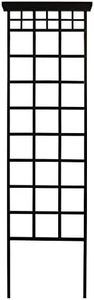 Set of 5 Panacea 82172 Mission Trellises, Black, 78" H Each