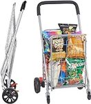 VEVOR Folding Shopping Cart, 66 lbs
