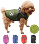 Waterproof Dog Coat with Harness, W