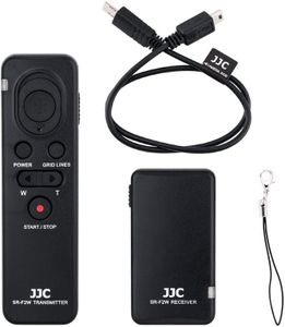 JJC Wireless Remote Control for Sony HDR-CX405 CX440 CX455 CX675 CX900 FDR-AX33 AX43 AX53 AX100 AX700 Camcorder Camera A9 III A9III ZV-1 A7M4 A7RV A7RIV A7RIII A6600 A6500 A6400 Rplc RMT-VP1K RM-VPR1