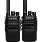 BAOFENG BF-F8i Walkie Talkies Long Range Hands-Free Rechargeable FRS Radio VOX 2 Way Radio, 2 Pack