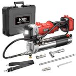 Ecarke Cordless Grease Gun Compatible with Milwaukee 18V Battery, 12000PSI Max Electric Grease Gun, Dual Pistol & in-Line Grip, Works with Bulk & Cartridge Grease, 39" Hose & 4 Couplers (Tool Only)