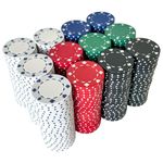 SEETOOOGAMES Poker Chips Set Clay - 11.5 Gram Casino Game Chip - 5 Colors - 300 Pack