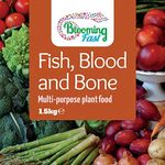 Blooming Fast Fish Blood & Bone Organic Fertiliser 1.5kg Resealable Tub