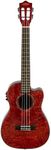 Lanikai Quilted Maple Red Stain Bar