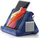 Pad Tablet Pillow, Tablet Pillow Stand for Pad Multi-Angle Portable Lap Pillow for Home, Work & Travel.（Blue）