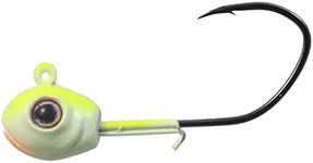 Northland Fishing Tackle Elite Series MVP Jig with Premium Hook for Walleye, Bass, and Trout, Chartreuse, 1/8 Oz