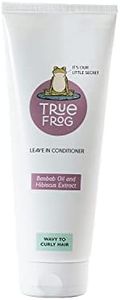 TRue FRoG Leave-In Conditioner For Curly, Wavy, Dry And Frizzy Hair With Baobab Oil And Hibiscus Extracts, Silicone Free, Phthalate Free & Paraben Free-200 Gm,1 Count