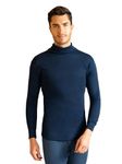 Lux Cottswool Men's High-Neck Thermal Top_COTT_HI-Neck_TOP_BU_90_1PC