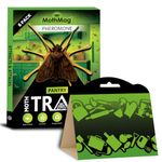 MothMag Pheromone Pantry Moth Traps - Pack of 6, Non-Toxic Insect Killer for Kitchen, Cabinets and Food Storage - Indoor Pantry Moth Glue Traps for Home Protection