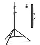 Heavy Duty Light Photography Tripod Stand 9.2 Feet/110'', Sdfghj Aluminum Spring Cushioned Lighting Stand 280cm with Carry Bag for Relfectors Portrait, Softboxes, Umbrellas, Backgrounds, Flash