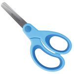 Westcott E-21581 00 Softgrip Kids Scissor, blunt tip, 5"/13 cm, blue