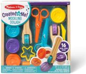 Melissa & Doug Created by Me! Cut, Sculpt, and Roll Modeling Dough Kit with 8 Tools and 4 Colors of Modeling DoughStampers, Arts and Crafts for Kids Ages 3+
