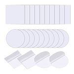 TSHAOUN 20PCS Tent Repair Tape Kit, Waterproof Patch Clear Airbed Repair Tape, Transparent Puncture Repair Patches Tape For Tents, Inflatable Swimming Toy, Car Seat, Sofa, Awnings, Kayak (20 Pieces)