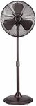 HUNTER HHC90439, 16-Inch Retro Pedestal Stand Fan with Onyx Copper Finish