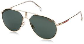 Carrera Unisex Carrera 1025/S sunglasses, Goldgreen, 7 1 4 UK