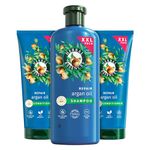 Herbal Essences Argan Oil Shampoo and Conditioner Set for Dry, Curly or Wavy Hair. Helps to hydrate, soften and smooth. For all hair types including Curls & Waves, 680ml Shampoo & 2x350ml Conditioner