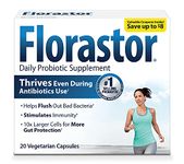 Biocodex Florastor Probiotic Capsules, 20 Count