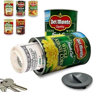 Fake Soup Can Diversion Safe - Keep Your Valuables Safe - like Jewelry, Cash, Money, Coins, Car Keys - Storage Home Security - Corn