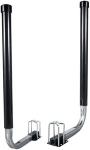 Yorovent Boat Trailer Guides 40”/48” Height Adjustable, Rustproof Galvanized Steel Boat Trailer Guides Poles Kits with PVC Pipes,for Ski Boat, Fishing Boat, Sailboat Trailer