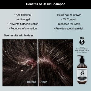 Dr Oz Tea Tree Shampoo – Refreshing Scalp Cleanser for Healthy Hair