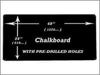 Large Chalkboard Blackboard Menu Board 48" X 24" - 1220Mm X 610Mm Code WH