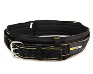 MELOTOUGH Padded Tool Belt with D ring for men construction Strong Durable Double Metal Roller Buckle,adjustable waist 28'-50 'thick confortable foam padding