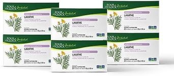 Four O'Clock Herbalist Elimination Laxative Herbal Tea, Non-Gmo, Kosher, Gluten-Free, 6 Pack of 20 Teabags