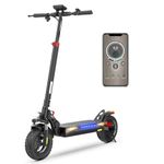 iScooter Electric Scooters Adult, 10” Off-road Wheel Electric Scooter with 4 Shock Absorbers, 40KM/45KM Long Range, 3 Speed Modes Fast E-Scooter, LCD Display, Dual Braking System
