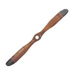 Deco 79 92671 Wood Airplane Propeller, (48" x 5", Polished Brown Finish)