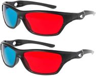 Gnimup 2 Pack 3D Glasses for Movies