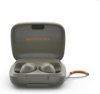 Sennheiser Wireless Earbuds, Momentum Sport, Olive, High Performance Driver, 24 Hours Playtime, Hybrid Adaptive Noise Cancelling, Outcoming Sound Capture, Bluetooth 5.2, IP55, Sports Earphones