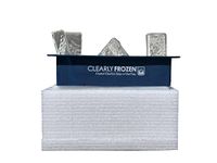 ClearlyFrozen High Capacity (Six 1.3” x 1.3” x 5” Ice Spears) Home Clear Ice Tray/Ice Maker With Multi-Size Mold Design Expandable to Six 1.3” x 2” x 5” Ice Slabs.