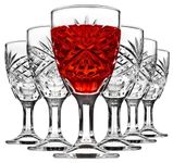 Godinger Set of 6 Dublin Cordial Glasses Clear