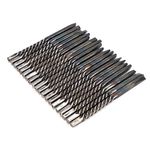 UPQRSG 20Pcs/Set Metal Jewelry Anvil Chisel, Professional Jewelry Anvil Chisel Tools, High Hardness Steel Punches Set for Jewelry Processing Making, Carving Tools