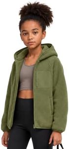 Balabala Toddler Kids Winter Hoodie, Fleece, Full Zip, Warm, Cozy