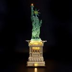 BRIKSMAX Led Lighting Kit for Architecture Statue of Liberty- Compatible with Lego 21042 Building Blocks Model- Not Include The Lego Set