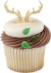 DecoPac CupCake Decorating RINGS-ANTLERS Cake and Cupcake Toppers for Birthdays and Parties