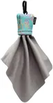 SPUDZ Classic | Microfiber Cloth Screen Cleaner and Lens Cleaner | Open Bottom | Baby Blue Swirls | 6 x 6 Inches