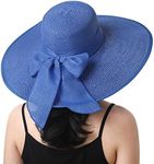 Roniky Beach Sun Hat for Women Bow-